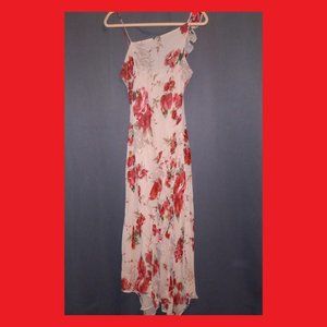 (NWT) Dress Barn Maxi Length Floral Print Dress (Size M)